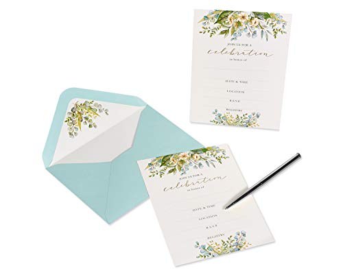 Papyrus 4285165 Wedding Invitations, Eucalyptus Leaves thumb #2