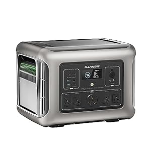 ALLPOWERS R2500 Portable Power Station w/5 2500W (4000W Peak) AC Outlets, 2016Wh LiFePO4 Solar Generator, 1 Hour to Full, UPS Battery Backup with 30A RV AC for Outdoor Camping Home Use Emergency
