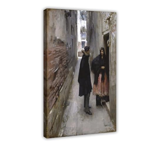 Impression sur toile de Venise par Sargent, décoration murale pour salon et bureau élégant