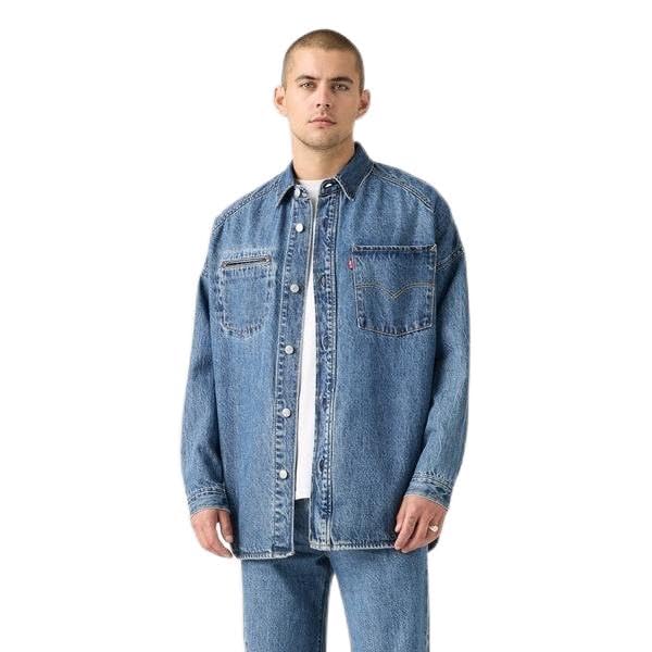 Amazon.co.jp: [リーバイス] TWISTED シャツジャケット インディゴ