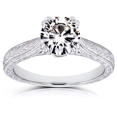 Kobelli Antique Style Moissanite Engagement Ring 1 CTW in 14k