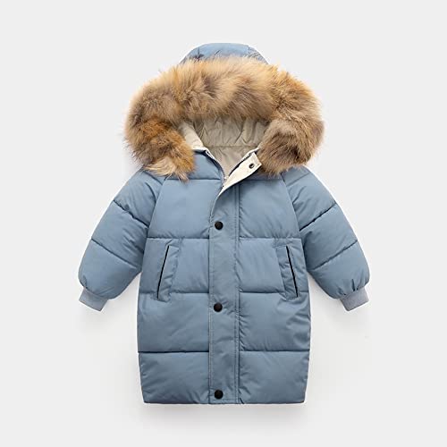 RKSTN Thicken Warm Winter Coats for Kids Down Coat with Fur Hooded Toddler Kid Boys Girls Puffer Jackets Outerwears2