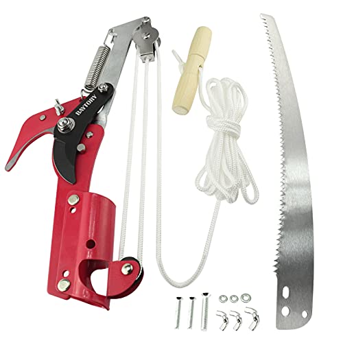 BAYTORY Extendable Tree Pruner Saw Head Without Pole, High-Altitude Branches Trimmer Pruning Shears, Harvester Clipper for Plant Twig Vine, Garden Trimming Tool by BAYTORY - Used condition - US$28.47