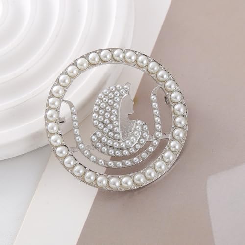 Image of Pearl Society Club Shrine Masonic Pin Daughter Mason Brooch Jewelry