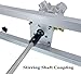 Power Mixer Pneumatic Agitator Clamp-On Drum Agitator Industrial-Grade Pneumatic Shaker Paint Stirring Tool，1 Ton/1000L 1HP Pneumatic Paint Mixer - Air Agitator for IBC Tank, Paint Stirring
