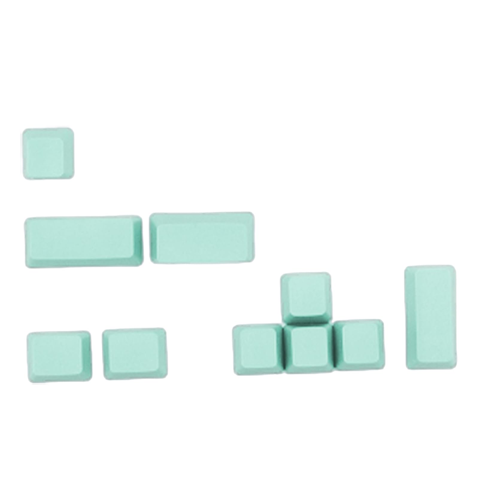 Colorful Key Cap Set of 10 Pack Unique PBT Plastic Material Smooth Texture Keyboard Key Caps for Mechanical Keyboard