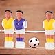 4 Stück Tischfußball Figuren Ersatzteile - 11Cm Kicker Spieler in Gelb Und Lila Für 1.4M Tischfußball