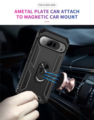 Coque magnétique Pixel 6 Pro silicone rigide antichoc or rose - 2