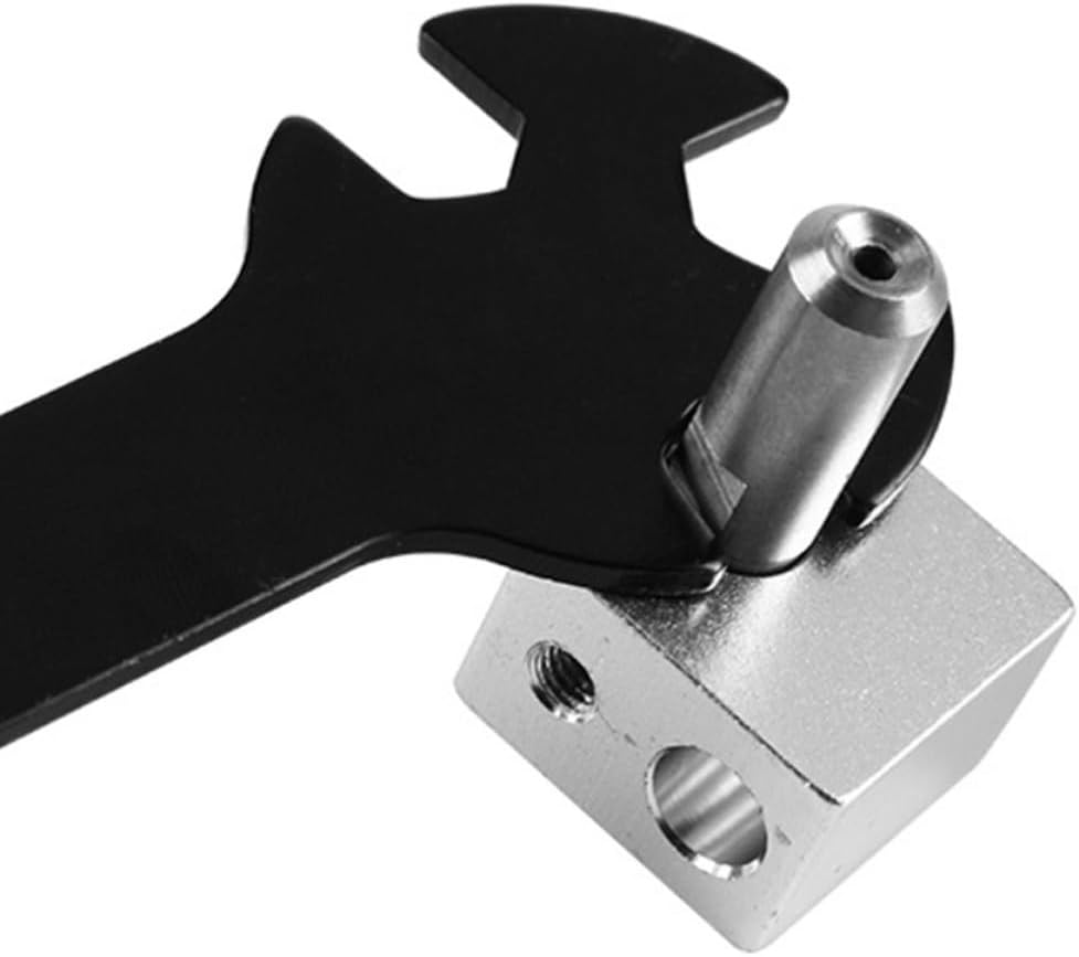 Forprinter Wrench Tool 5 in 1 Adjustable Metal 2pc Black