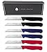 Set coltelli da cucina Solingen | Edelbach - 6x | Set di 6 coltelli Solingen Made in Germany, coltello multiuso, coltello da frutta, coltello da verdura | Affettatrice per alimenti in acciaio inox