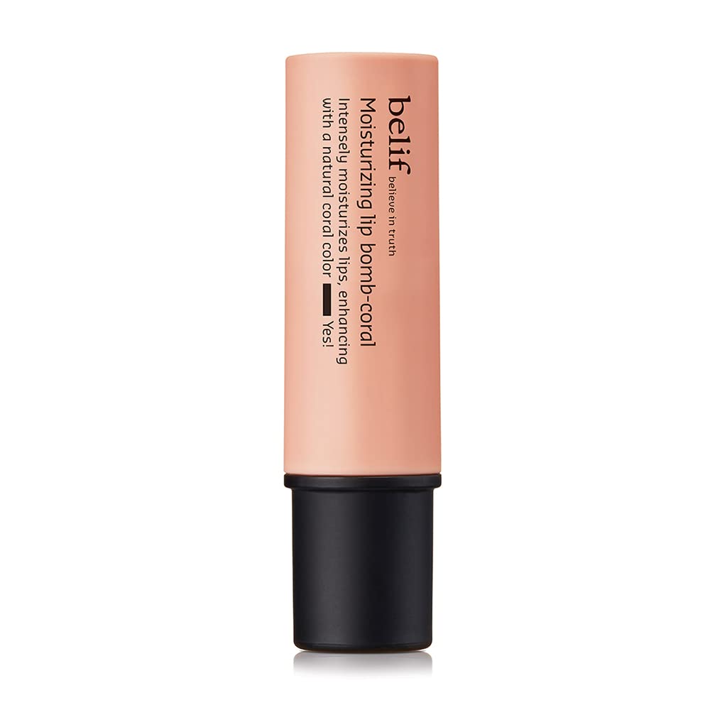 Belif Moisturizing Lip Bomb, Tinted Lip Balm For Dry & Chapped Lips (Coral) 3g-image-7
