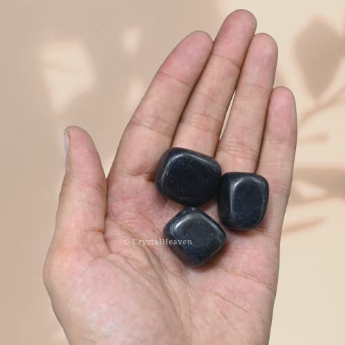 Image of Crystal Heaven Blue Aventurine Healing Tumbled Stone,Natural Polished Crystals For Diy Crafts,Manifestation,Meditation,Pooja Feng Shui And Reiki Healing(30 Grams)