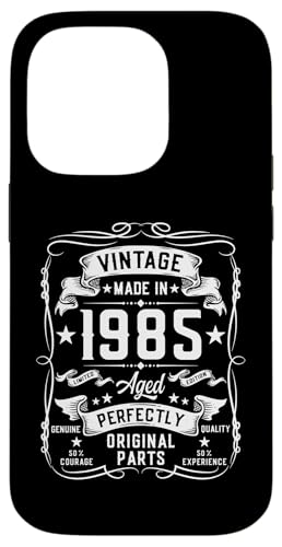 Vintage 1985 40 Years Old Gifts for Men 40yr 40th Birthday X}zP[X iPhone 14 Pro p