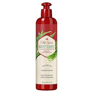 Old Spice Wavy Curly Leave-In Conditioner with Aloe & Avocado Oil, 252 mL