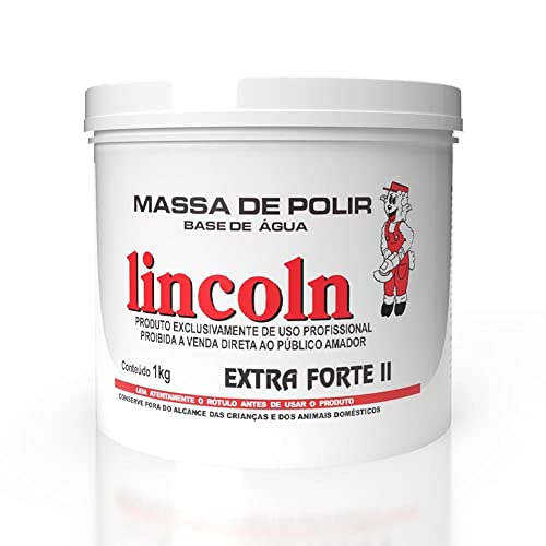 Massa de Polir Extra Forte II 1Kg Lincoln