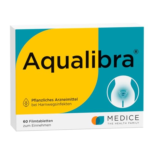 Aqualibra 60 filmom obloženih tableta - za cistitis i infekcije mokraćnog sustava - bez antibiotika - biljne - od 12 god.