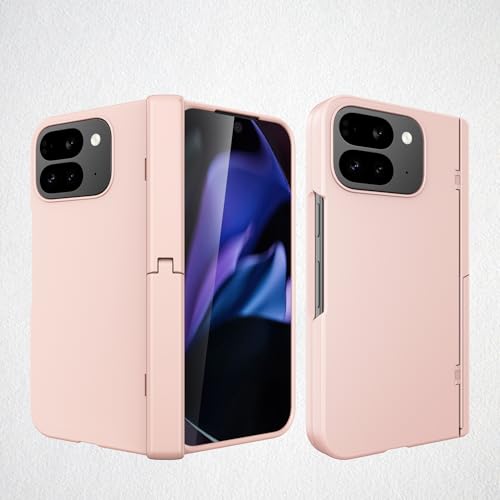 Coque Pixel 10 Pro Fold or rose avec protection charnière et verre trempé