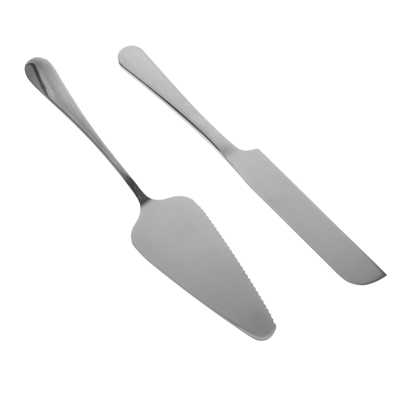 BRIGHTFUFU 1 Set Cake Knife Set Pie Server Food Turner Cake Cutter Pie Cutter Bbq Spatula Cake Shovel Slotted Spatula Turner Fried Shovel Baking Spatulas Pie Shovel Silver Stainless Steel
