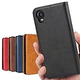京セラ DIGNO BX2 A101KC ケース 手帳型 KYOCERA用 DIGNO BX 2 対応 DIGNOBX2 ケース A101KC ケース 手帳ケース 手帳型 DIGNO BX2 / A101KC スマホケース 携帯カバー 手帳型 手帳ケース カバー 携帯ケース 適用 CASE【iCoverCase】 合成皮革 内蔵マグネット ケース 手帳型 スマホケース 携帯カバー カード入れ スタンド機能 落ち着いた色 レトロ ブラック