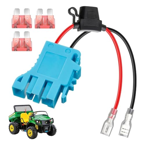 FutureHight 2er-Pack 12 AWG Kabelbaumstecker für Peg-Perego 12 Volt SLA Batterie Aufsitzauto Spielzeug mit Sicherung