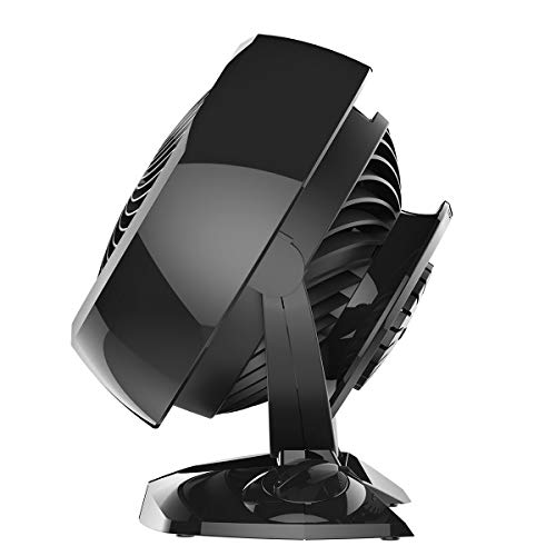 Vornado 5303 Small Whole Room Air Circulator Fan With Base-Mounted Controls, 3 Speed Settings, Multi-Directional Airflow, Removable Grill For Cleaning, Black #TOP3