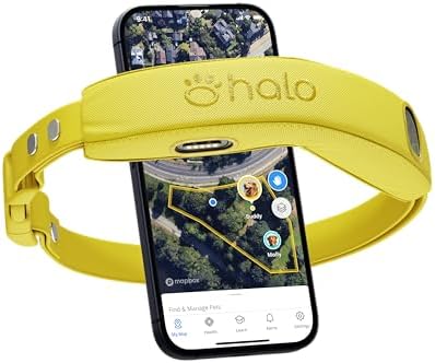 Halo Collar 4, GPS Wireless Dog Fence & Dog Training Collar with ...