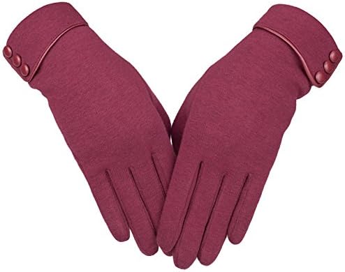 Knolee Women's Screen Gloves Warm Lined Thick Touch Warmer Winter Gloves