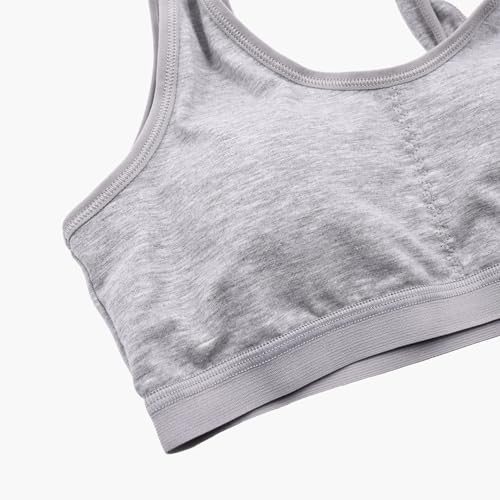 Nearpo Training Bras for Girls 10-12 12-14 14-16 Starter Sports Bras with Lightly Padding 5 Pack4