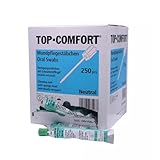 Mundpflegestäbchen Wattestäbchen Geschmack NEUTRAL Box a 250 Stck Mundhygiene Med-Comfort einzeln hygienisch verpackt