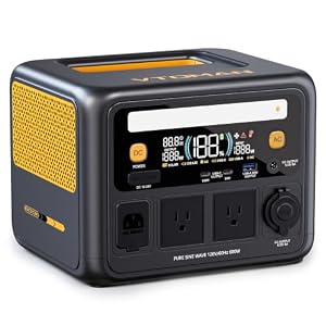 VTOMAN Jump 600X 600W Portable Power Station, 268.8Wh LiFePO4 Battery