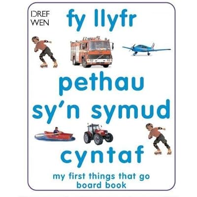 Fy Llyfr Pethau Sy'n Symud Cyntaf My First Things That Go Board Book