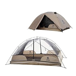 OneTigris COSMITTO 2 Personnes Sac à Dos Tente – Autonome léger étanche 3 Saisons de Camping pour la randonnée en Plein air Alpinisme