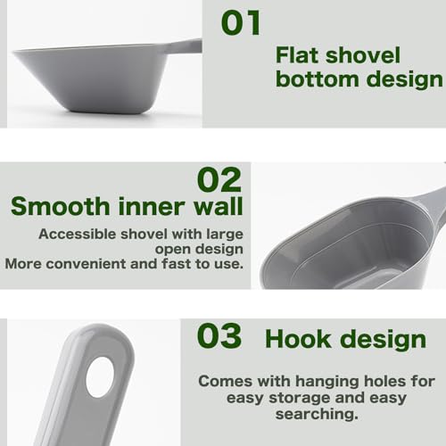 3PCS Dog Food Scoop, 1 Cup Plastic Pet Food Scoop With Measuring Lines for Dogs Cats Birds and Rabbits 3PCS Dog Food Scoop, 1 Cup Plastic Pet Food Scoop With Measuring Lines for Dogs Cats Birds and Rabbits