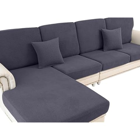 LA MEACK Couch Cushion Covers Cover
