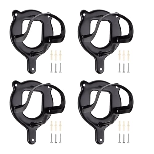 Ekoama 4 ganchos de aleación de tipo pesado para caballos, soporte de brida para equipo de tachuelas de caballo y organización de graneros