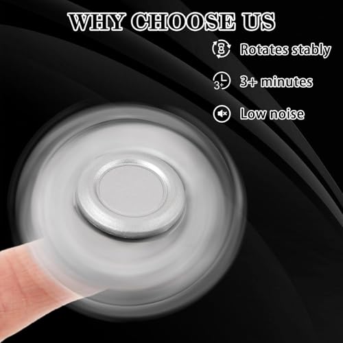 Image of VATTU Slider for Stress Relief, for Focus Enhancement and Relaxation Silvery Stress Relief Toys Adults with Smooth Quiet Operation Ideal