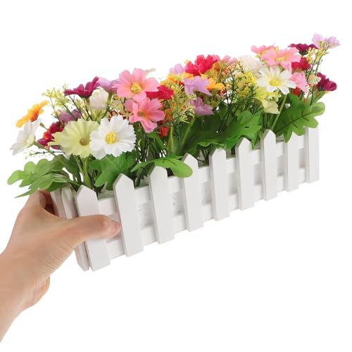 Fleurs artificielles marguerites multicolores 30 pièces minkissy - 5