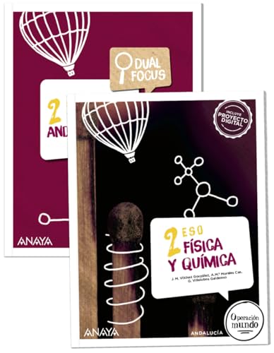 Portada de Física y Química 2º ESO + Dual Focus Operación Mundo Andalucía