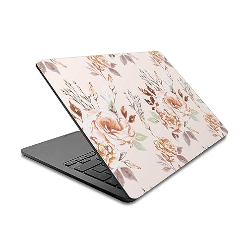 Skin vinyle MacBook Air 13.6 A2681 illustration fleur Lisianthus beige