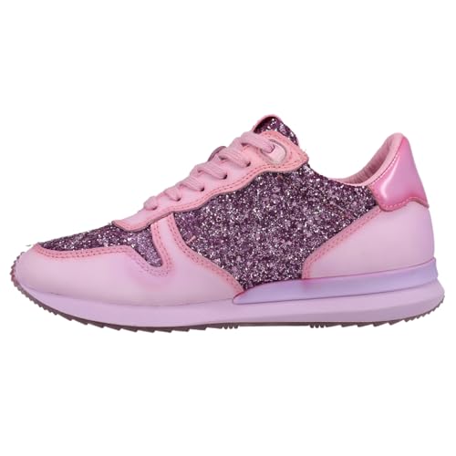 VINTAGE HAVANA Womens Splendid Glitter Lace Up Sneakers Shoes Casual - Purple3