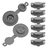 Mikikit Kunststoff Vakuumbeutel Ventile 8 Stück Tpu Ersatz Luftventile für Kompressionsbeutel für Reise und Aufbewahrung im Haushalt