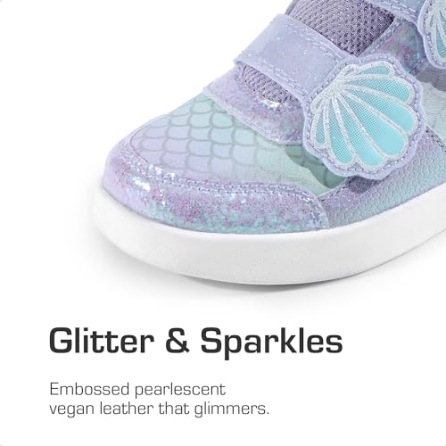 DREAM PAIRS Girls Shoes Toddler Sneakers Kids High Top Shoes with Hook and Loop Storybook Casual Walking Shoes4