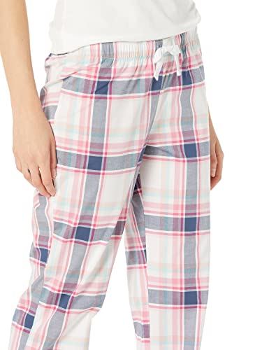 Image of Amazon Essentials Women's Cotton Pajama Pants, Breathable Poplin Sleep Pant with Drawstring Elastic Waist