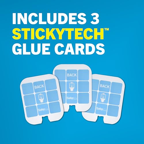 Image of Safer Home Flying Insect Trap Official Refills, 3 Safer Home Glue Cards (Pack of 12)