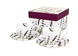 Duo Espressotassen 2er Set Lavendel 90ml Espresso-Tassen Mokkatassen aus Porzellan Untertassen Unterteller Mokka-Tassen Geschenk Tasse für Kaffee Espresso Mokka Geschenkverpackung Geschenkbox