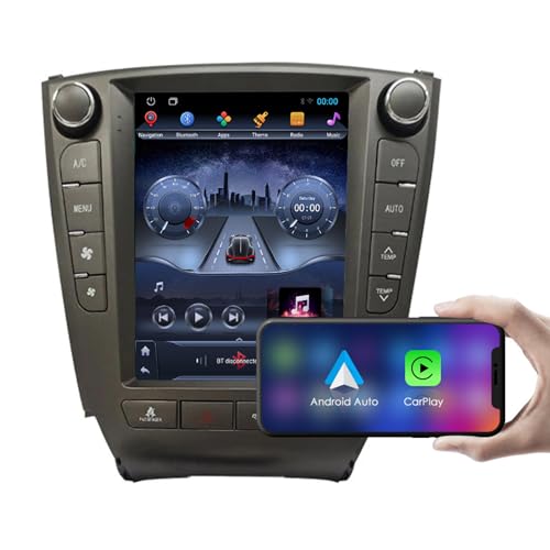 Écran tactile Android 14 pour Lexus IS250 résolvant les pannes de navigation d'origine