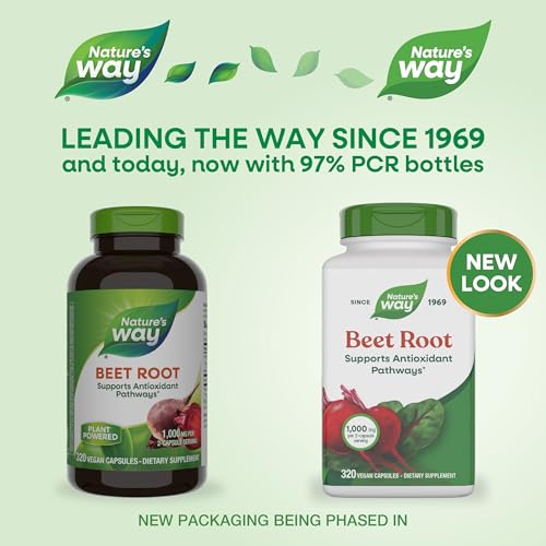 image for Nature's Way Beet Root Capsules, Supports Antioxidant Pathways*, Helps