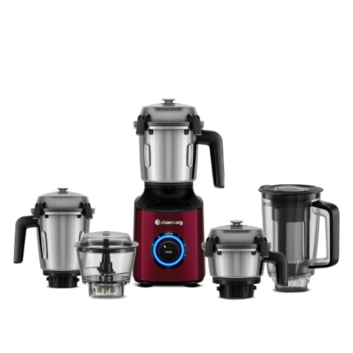 Image of Atomberg Zenova ChopWiz BLDC Juicer Mixer Grinder For Kitchen With 5 Jars