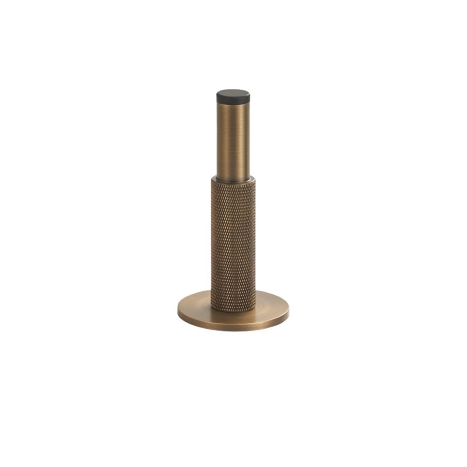 Iopklytf Bronze Door Stopper Brass Knurled Door Stop Wall Mount Bumper