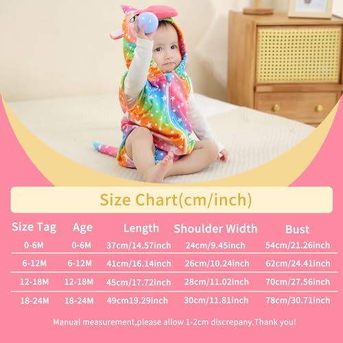 MICHLEY Unisex Baby Animal Hooded Romper Halloween Christmas Outfits for 0-24 Months3